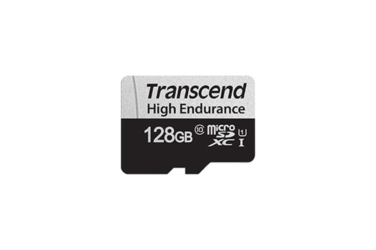 Produktfoto 1 von Transcend High Endurance MicroSDXC Micro SD Karte 128 GB Class 10, MLC