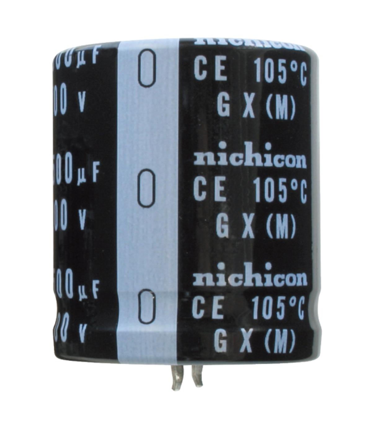 Nichicon GX Snap-In Aluminium-Elektrolyt Kondensator 270μF ±20% / 400V dc, Ø 25mm x 40mm, bis 105°C