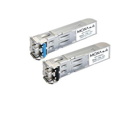 Produktfoto 1 von MOXA Transceiver, LC, Single Mode 1Gbit/s 10km, 1000Mbit/s