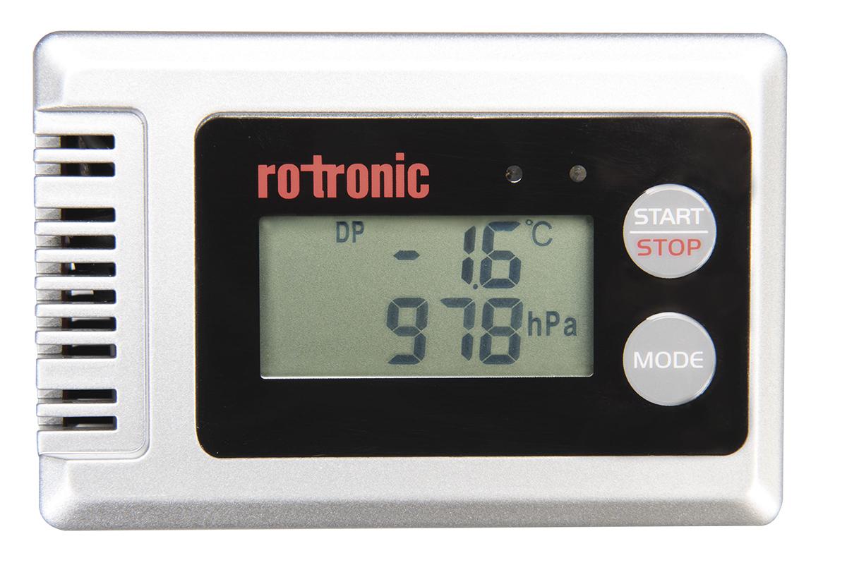 Produktfoto 1 von Rotronic Luftdruck, Feuchtigkeit und Taupunkt Datenlogger / 100%RH, Sensor NTC