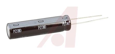 Produktfoto 1 von Nichicon PZ, THT Elektrolyt Kondensator 120μF ±20% / 400V dc, Ø 18mm x 31.5mm, bis 105°C