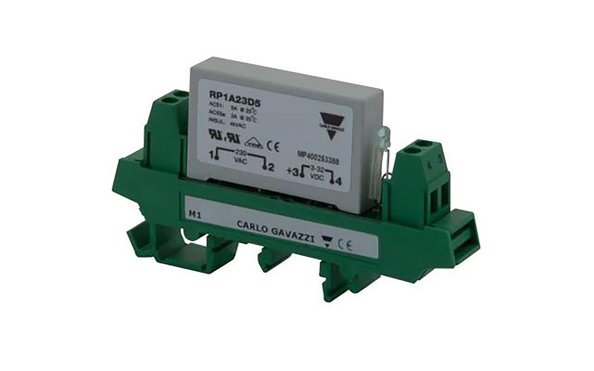 Produktfoto 1 von Carlo Gavazzi RP1 DIN-Schienen Halbleiterrelais AC 265 V ac / 5 A