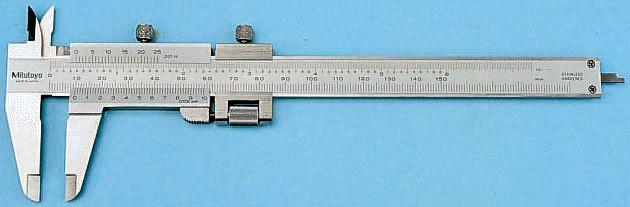 Produktfoto 1 von Mitutoyo Messschieber Analog metrisch & zöllig 130mm / ±0,03 mm, DKD/DAkkS-kalibriert