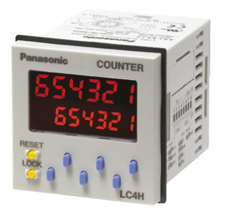 Panasonic Zähler LCD 4-stellig, max. 5kHz, 240 VAC, –999 → 9999