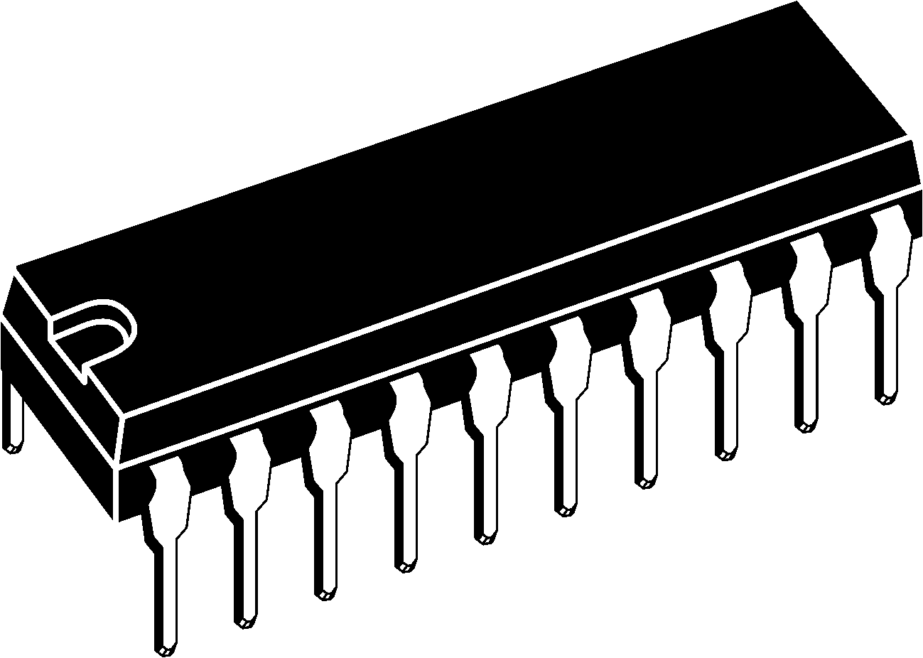 Produktfoto 1 von Analog Devices Leitungstransceiver 20-Pin PDIP