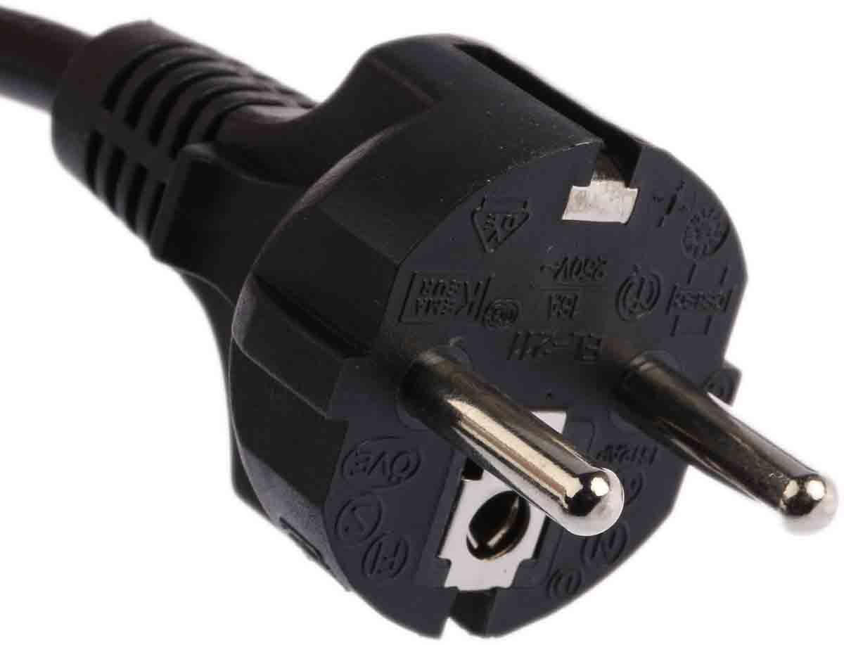 Produktfoto 1 von Phihong Netzkabel, A IEC C13 / Buchse, B CEE 7/7 / Stecker, 6 A, 1.8m 250 V