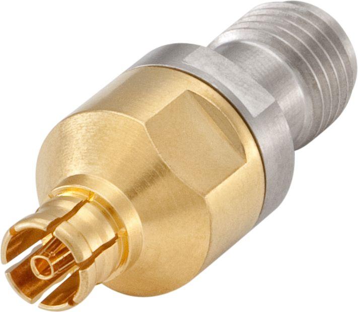 Adapter, SMA - SMP, 50Ω, Jack - Jack, Gerade, 10GHz