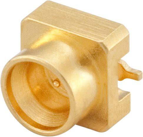 Rosenberger Mini-SMP Stecker Leiterplattensteckverbinder, PCB, Löt-Anschluss, 50Ω, , Gerade