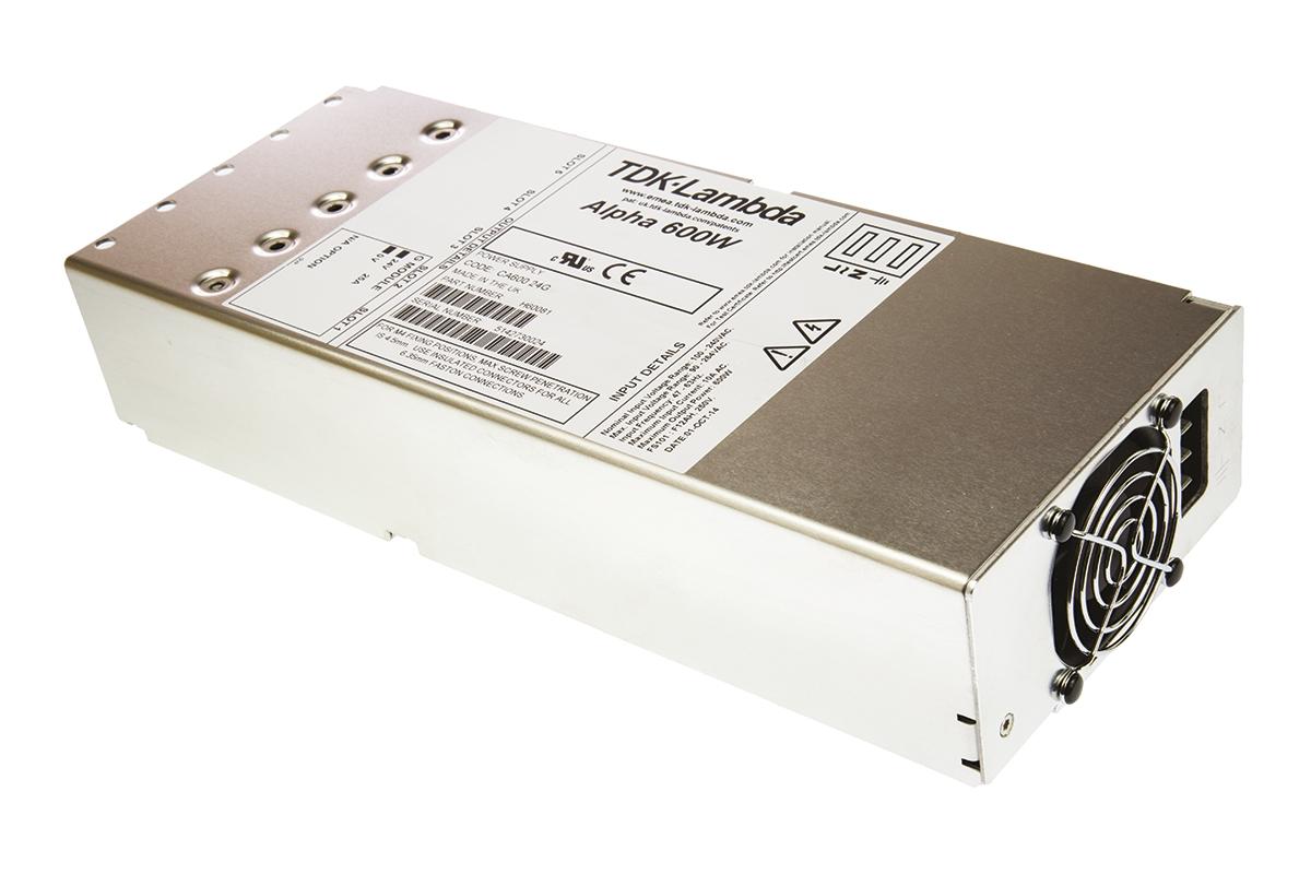 Produktfoto 1 von TDK-Lambda Schaltnetzteil, AUS 24V dc / 25A 600W, EIN 160 → 358 V dc, 90 → 264 V ac Geschlossen,