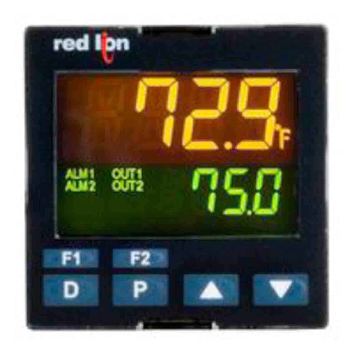 Red Lion PXU PID Temperaturregler Tafelmontage, 2 x Logik/SSR, Relais Ausgang/ Analog Eingang, 100 240 V ac, 48 x 48mm