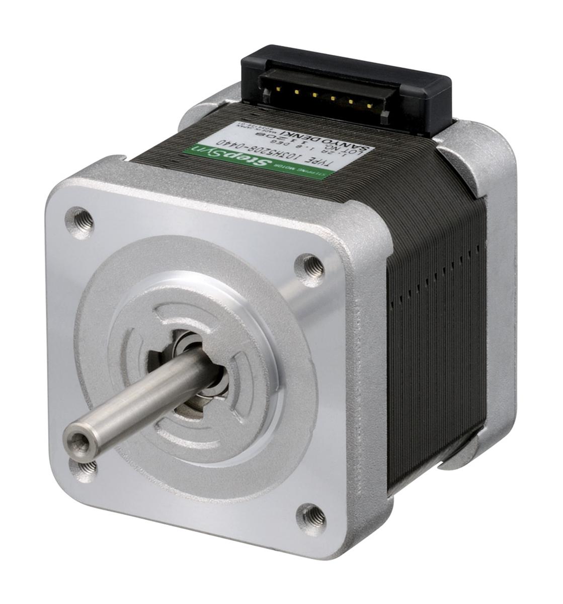 Sanyo Denki 103H5 Hybrid, Doppelwelle 1.8° Schrittmotor 24 V / 1,2 A 0.30Nm 6-adrig, 42 x 42mm Wellen-Ø 5mm