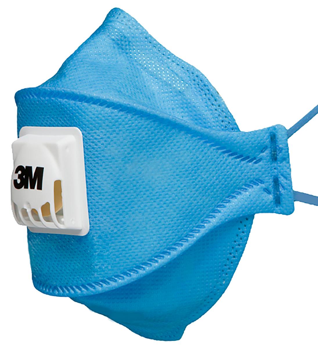 3M Aura™ 9400+ FFP2 Einweggesichtsmaske , Flach faltbar CE, EN 149:2001+A1:2009, Blau, 1 Stück