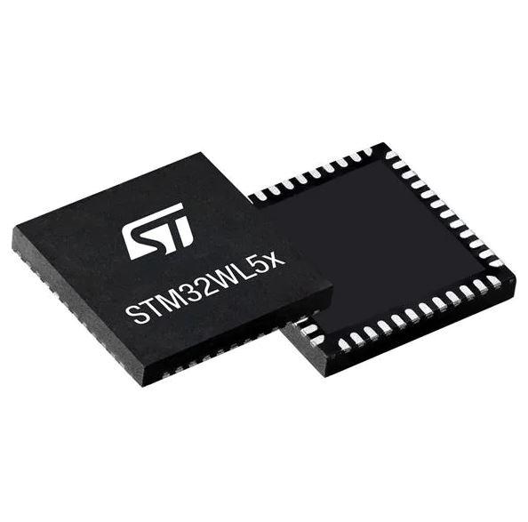 Produktfoto 1 von STMicroelectronics Mikrocontroller STM32WL ARM Cortex M0+, ARM Cortex M4 32bit SMD 64 KB UFQFPN 48-Pin 48MHz