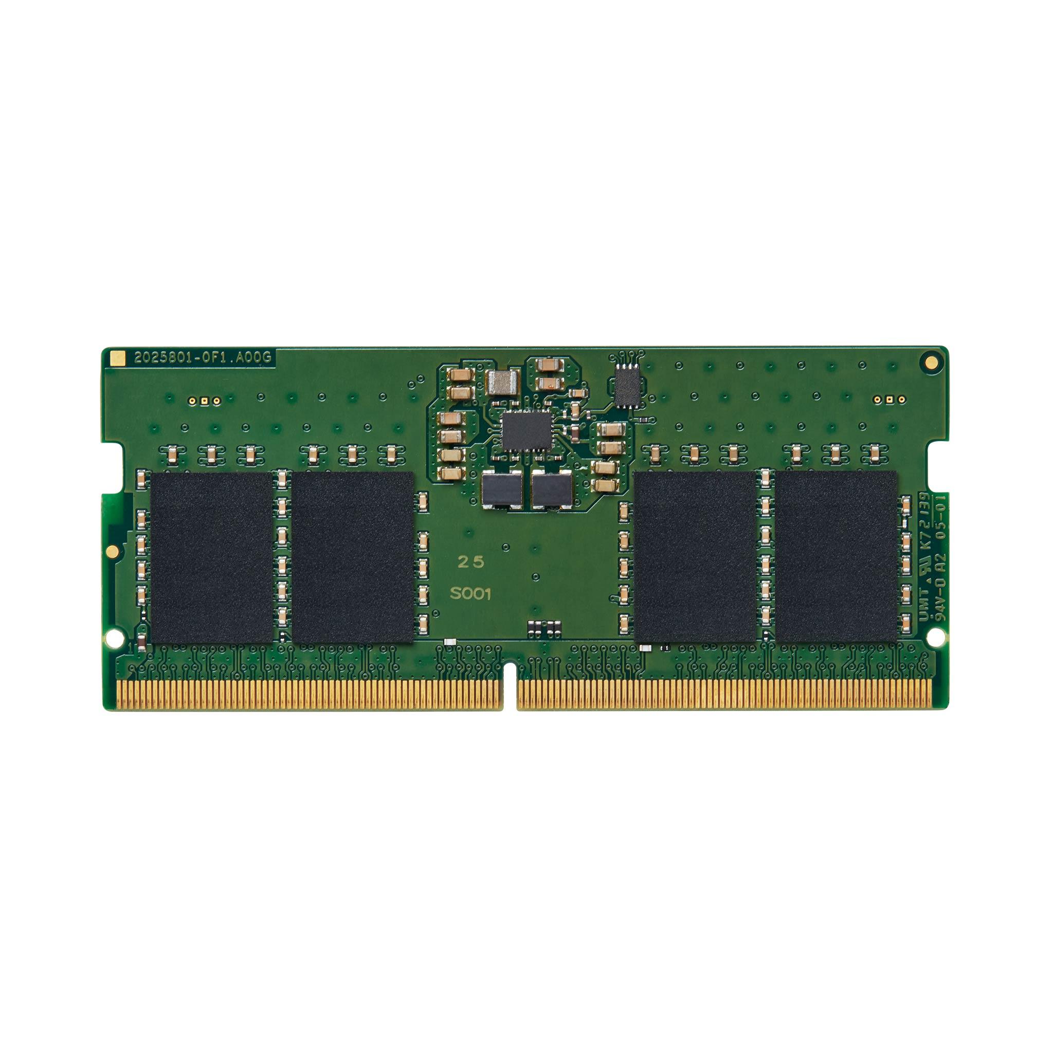 Produktfoto 1 von Kingston Arbeitsspeicher für Laptop, 8 GB, 4800MHz DDR5, Nein SODIMM