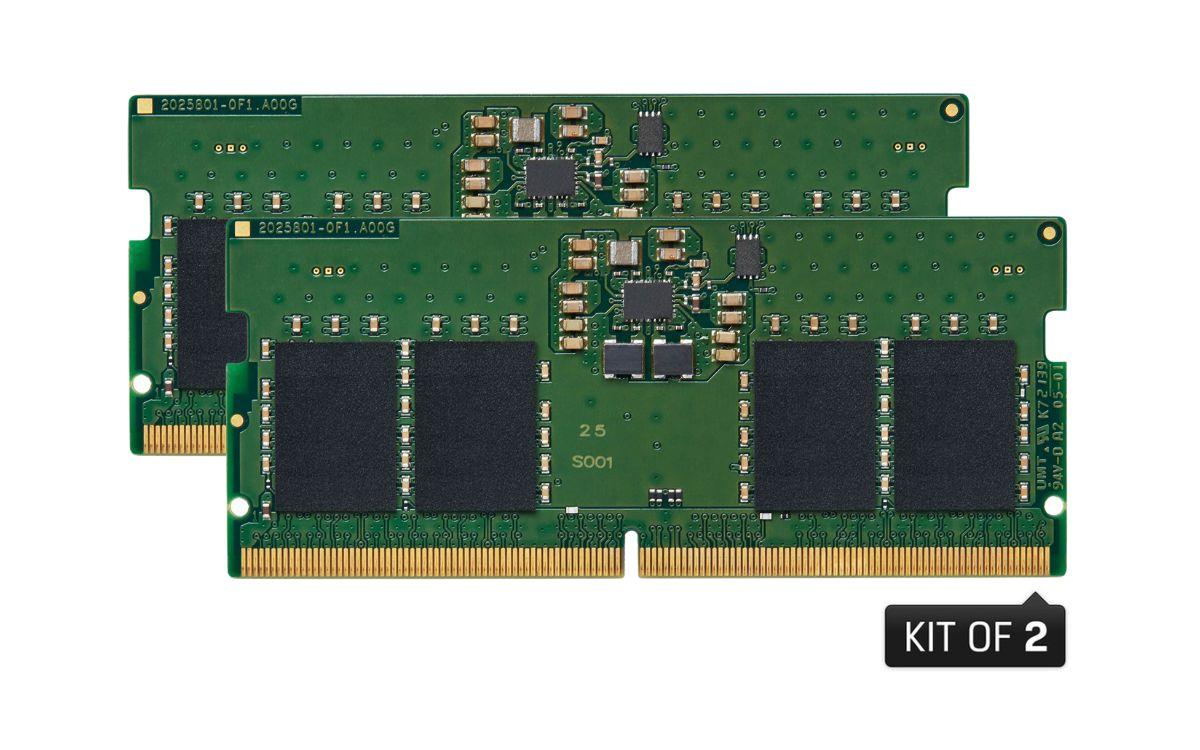 Produktfoto 1 von Kingston Arbeitsspeicher für Laptop, 16 GB, 4800MHz DDR5, Nein SODIMM