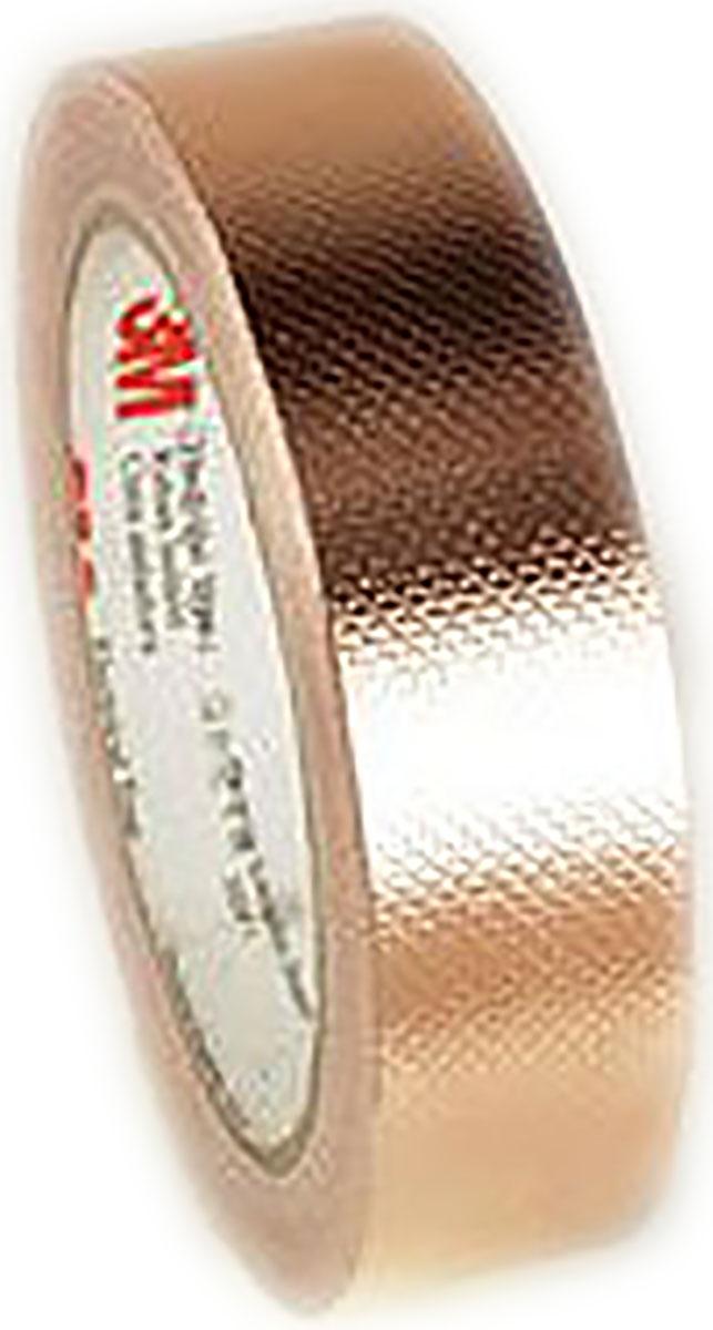 Produktfoto 1 von 3M 1245 Metallband Kupferband leitend, Stärke 0.04mm, 12mm x 16m, -40°C bis +130°C, Haftung 3,8 N/cm