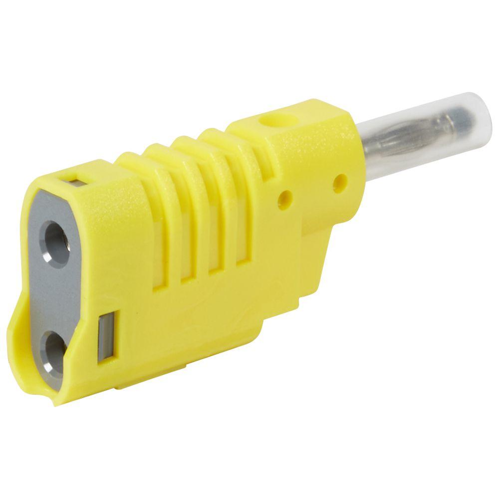 Produktfoto 1 von Legrand 4 mm Bananenstecker Gelb, 33 → 70V / 16A, Schraubanschluss