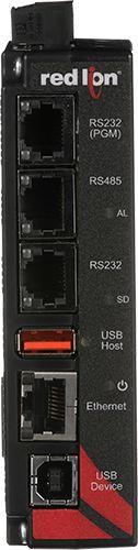 Red Lion Datenerfassung, Ethernet, RS232, USB-Anschluss