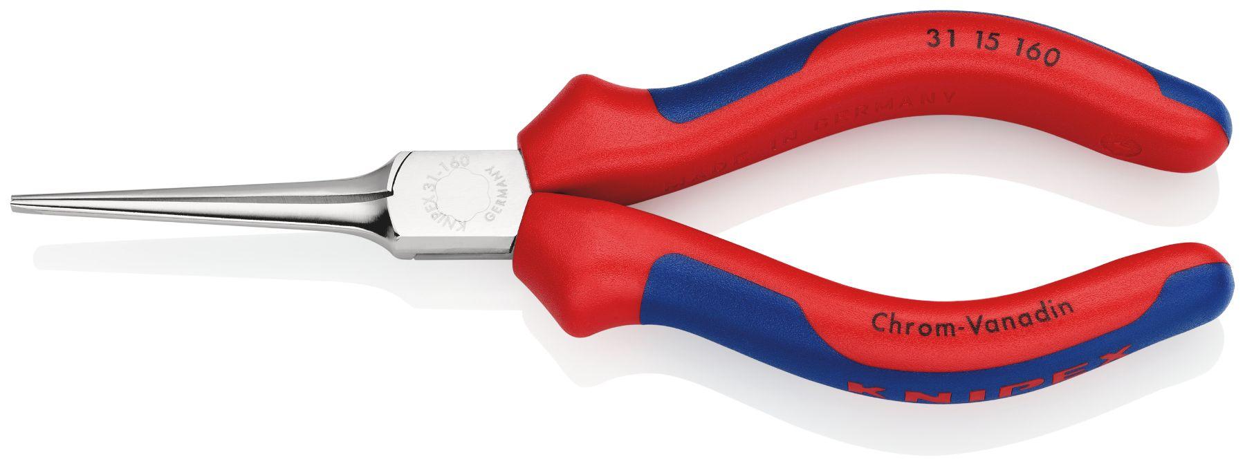 Knipex Spitzzange / Backen 55mm, gebogen 170 mm