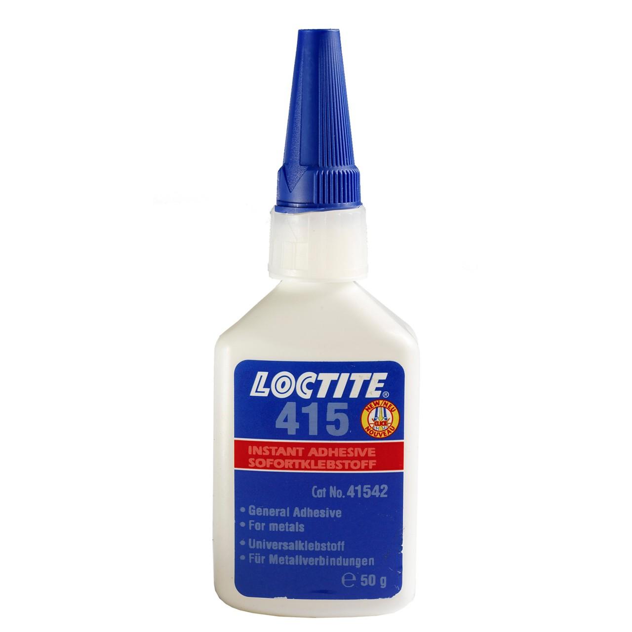 Produktfoto 1 von Loctite 415 Methylcyanacrylat Acrylklebstoff Klar, für Metall