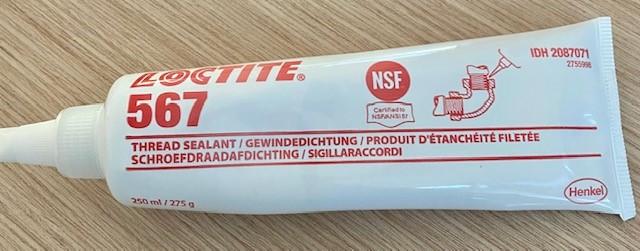 Produktfoto 1 von Loctite 567 Acrylklebstoff Weiß, für Metall