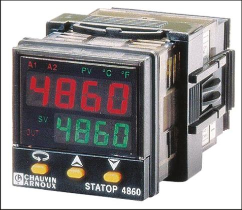 Produktfoto 1 von Pyro Controle STATOP 4860 PID Temperaturregler, 1 x, 90 → 260 V ac