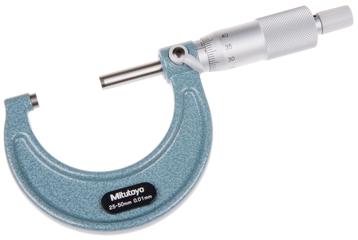 Mitutoyo, Mikrometer Außen-Messschraube Metrisch, 25mm bis 50mm / ±0,002 mm