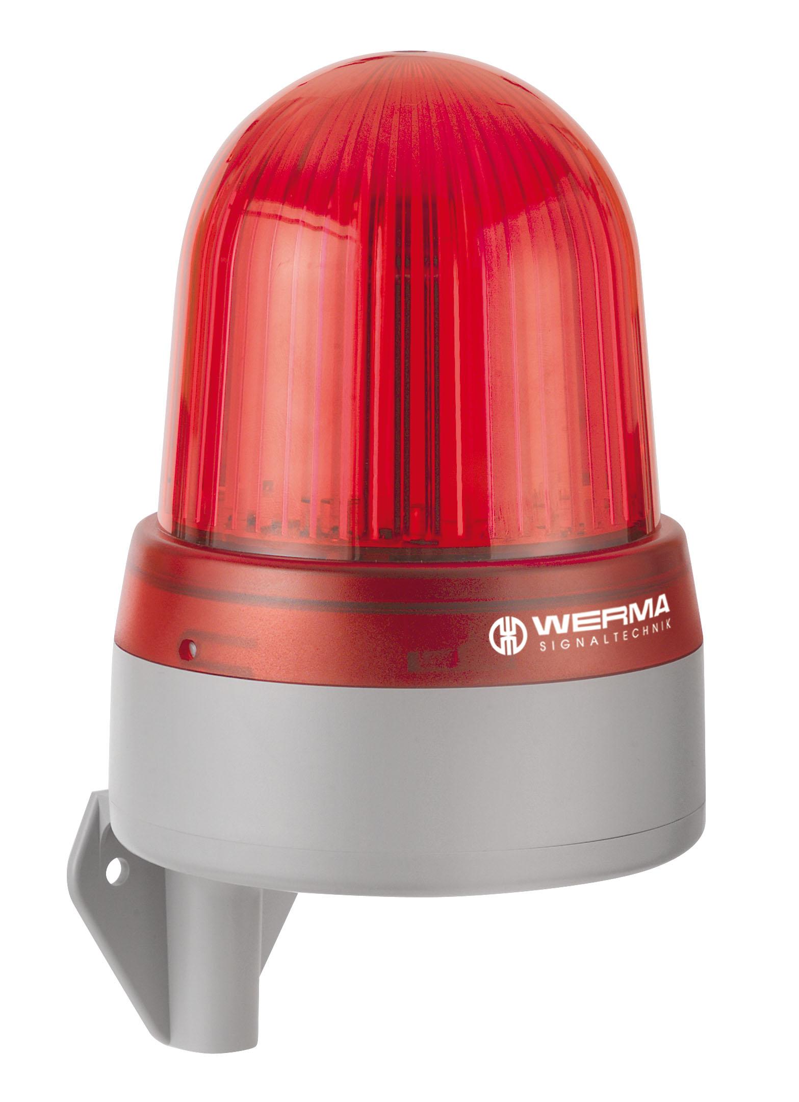 Produktfoto 1 von Werma 432 Dauer-Licht LED-Signalleuchte Rot, 24 V AC/DC