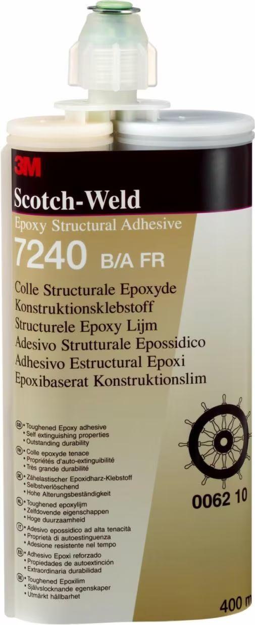 Produktfoto 1 von 3M Scotch-Weld Epoxidharz-Kleber Schwarz, Kartusche 400 ml