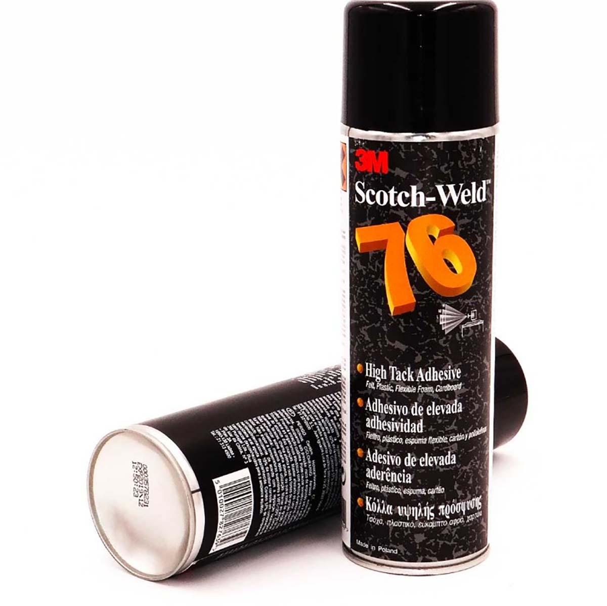 Produktfoto 1 von 3M Scotch-Weld 76 Sprühkleber Spray Beige, Dose 500 ml, für Teppich, Kork, Textil, Schaumstoff, Metall, Papier, Holz