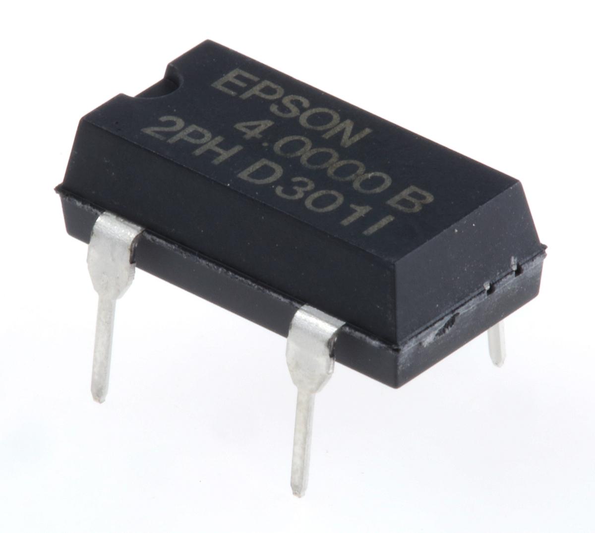 Epson Oszillator,XO, 4MHz, ±50ppm, CMOS, PDIP, 4-Pin, Durchsteckmontage, 13.7 x 6.6 x 5.3mm