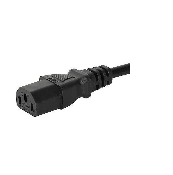 Schurter Netzkabel, A IEC C13 / Buchse abgewinkelt, B CEE 7/7 / Stecker abgewinkelt, 2.5m