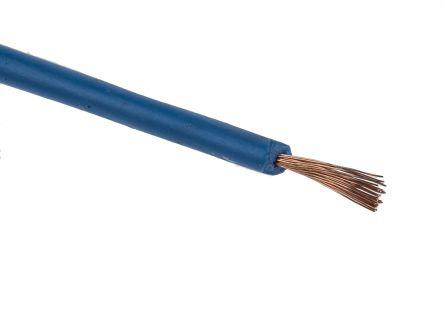 Produktfoto 1 von Staubli Einzeladerleitung 0,15 mm², 26 AWG 100m Blau PVC isoliert Ø 1.15mm 39/0,07 mm Litzen