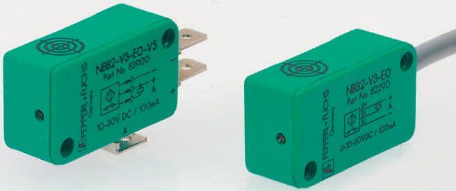 Produktfoto 1 von Pepperl + Fuchs Näherungssensor NPN 10 → 30 V dc / 100 mA, Kubisch 2 mm, IP67