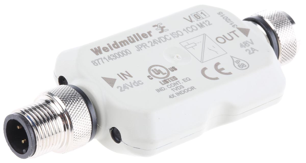 Weidmüller ACT20X Signalwandler, Relais 24V dc, Strom, Spannung 10 → 2000 mA, 12 → 24V EIN / Strom,