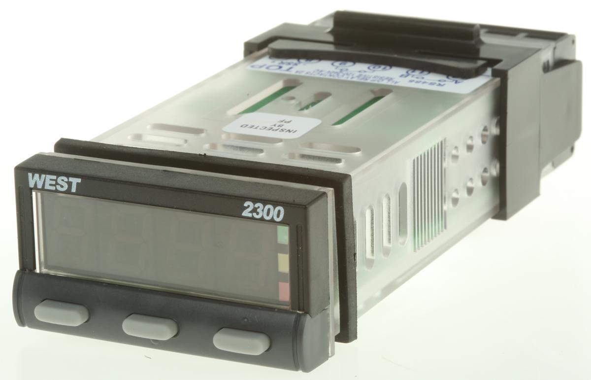 Produktfoto 1 von West Instruments N2300 PID Temperaturregler, 2 x Relais Ausgang, 12 → 30 V dc, 24 V ac, 49 x 25mm