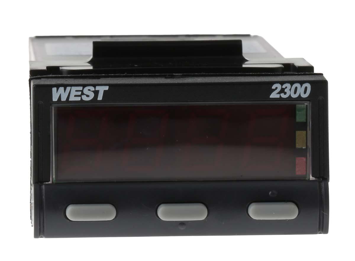 Produktfoto 1 von West Instruments N2300 PID Temperaturregler, 2 x Relais Ausgang, 12 → 30 V dc, 24 V ac, 49 x 25mm