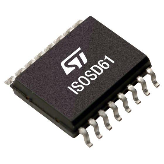 Produktfoto 1 von STMicroelectronics 16 bit ADC ISOSD61 SO-16, 16-Pin