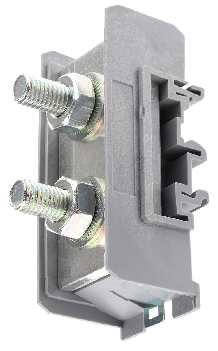 Entrelec SNA Bolzenklemme Einfach Grau, 120mm², 1 kV ac / 269A