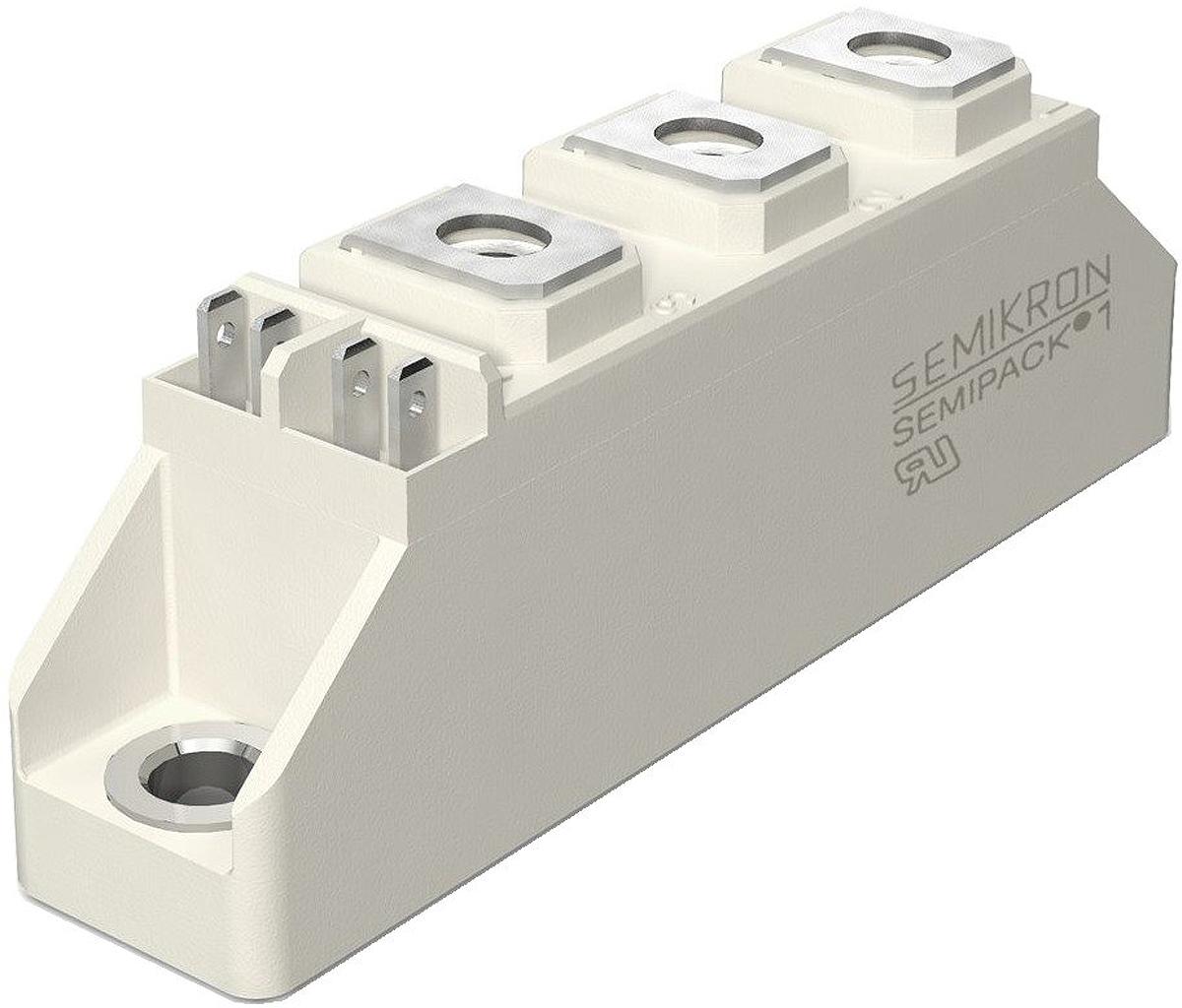 Semikron Tafelmontage Diode, 1600V / 101A, 3-Pin SEMIPACK1