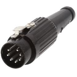 Deltron DIN-Stecker 3-polig, 34 V ac/dc / 2A, Crimpanschluss Kabelmontage