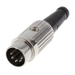 Deltron DIN-Stecker 5-polig, 34 V ac/dc / 2A, Crimpanschluss Kabelmontage