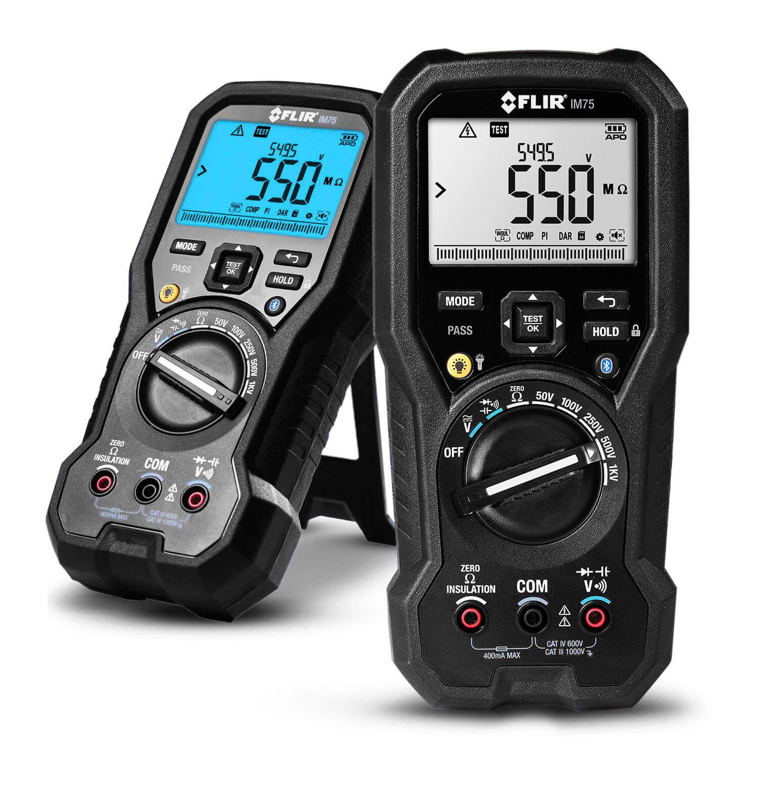 FLIR IM75-2LED Digital-Multimeter 1000V ac, 40MΩ, ISO-kalibriert