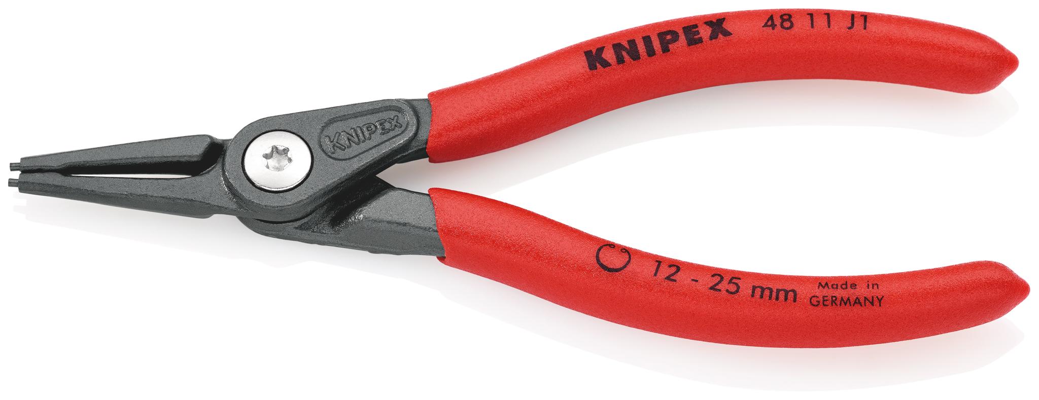 Knipex Sicherungsringzange, gebogen 140 mm 12 → 25 mm