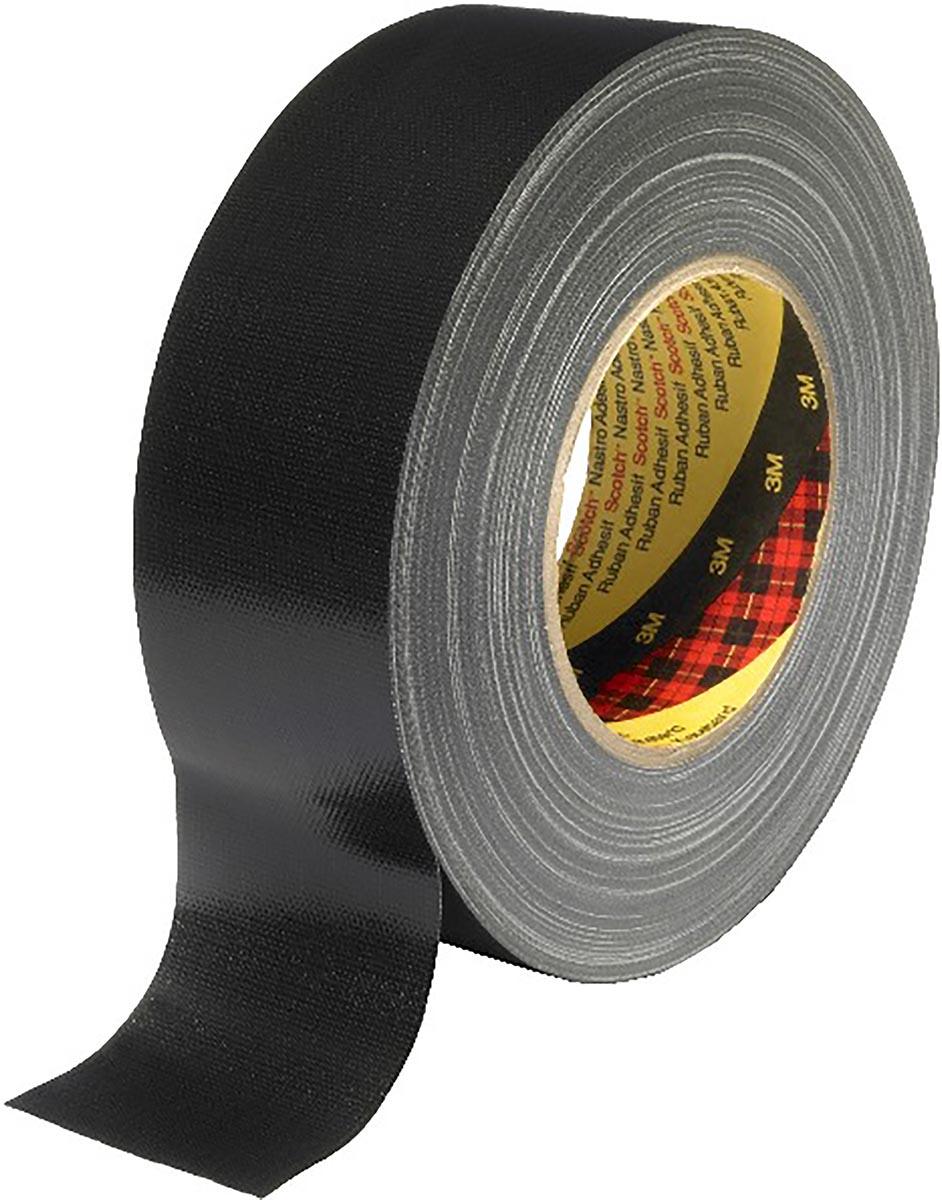 Produktfoto 1 von 3M Scotch 389 Panzerband, PE-Klebeband Schwarz, 0.26mm x 100mm x 50m