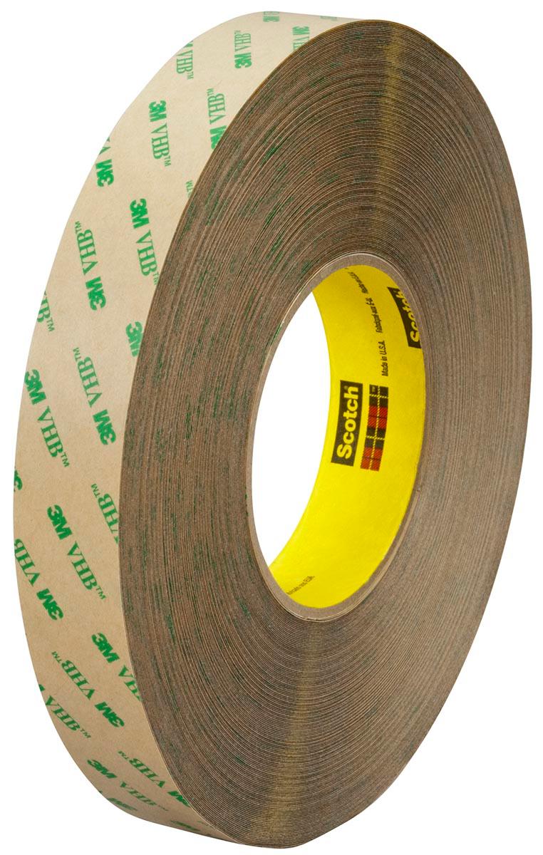 3M 9473 Kunststoff-Klebeband doppelseitig, Klar, -40°C bis +260°C, Stärke 0.36mm, 19mm x 55m