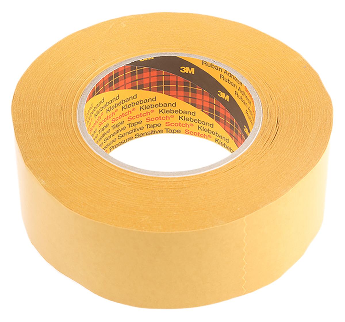 Produktfoto 1 von 3M 9084 Doppelseitiges Papierband, Beige, -30°C bis +65°C, Stärke 0.1mm, 50mm x 50m