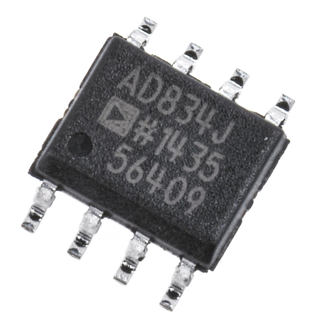 Produktfoto 1 von Analog Devices Spannungsmultiplizierer 4 Quadr., Differential, 1 Anz. Elemente/ Chip 500 MHz SOIC 8-Pin, SMD