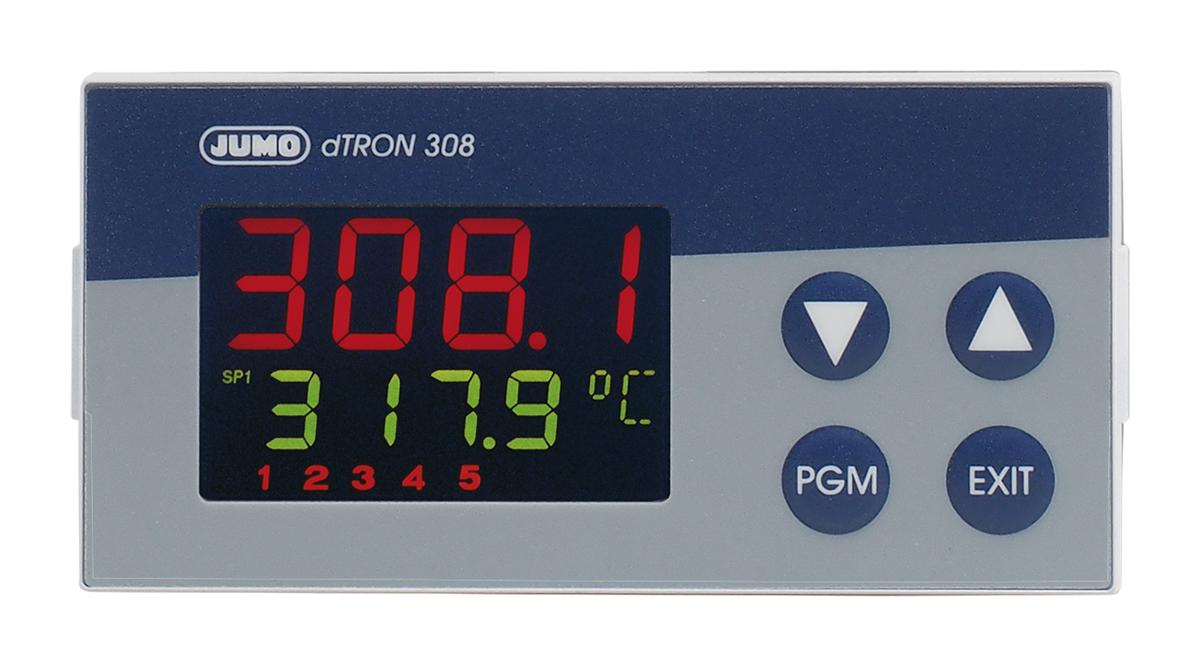 Produktfoto 1 von Jumo dTRON PID Temperaturregler, 5 x Analog Ausgang, 110 → 240 V ac, 96 x 48mm