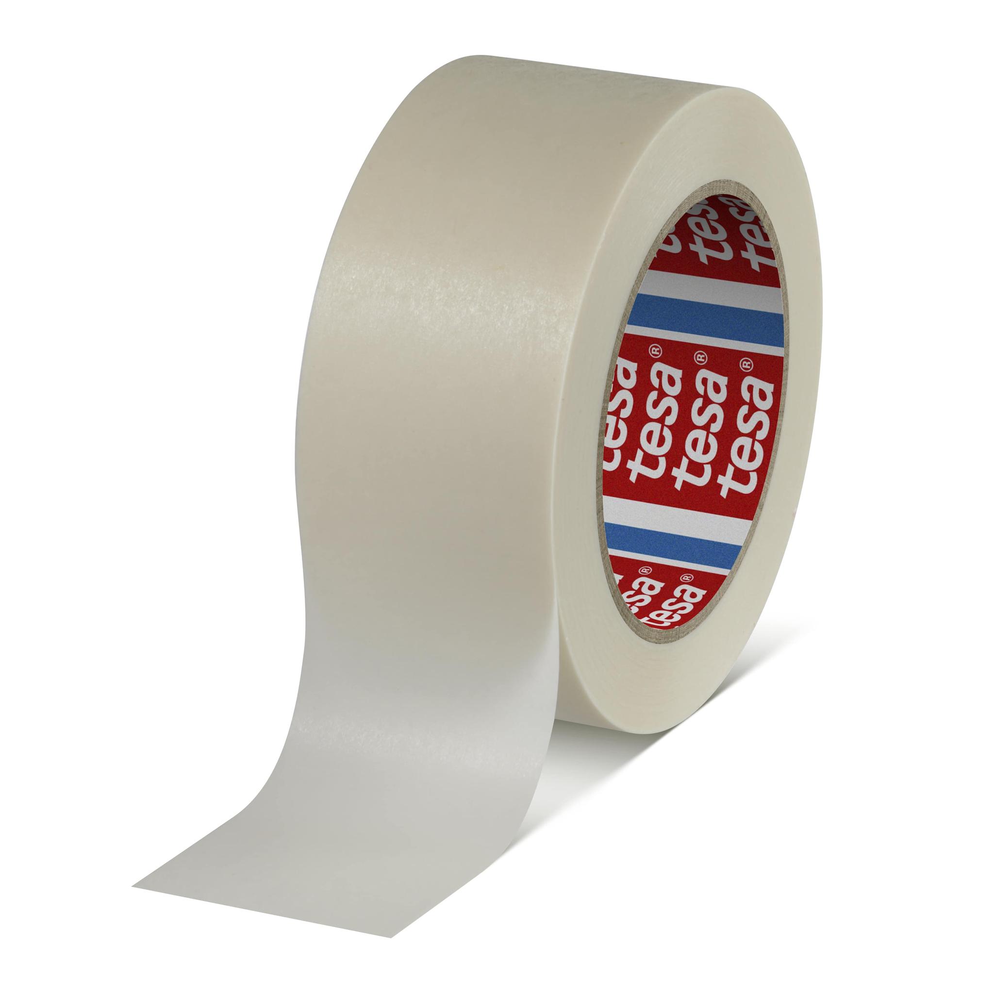 Produktfoto 1 von Tesa 4331 PET-Faservlies Abdeckband Beige, Stärke 0.11mm Silikon-Kleber 50mm x 50m